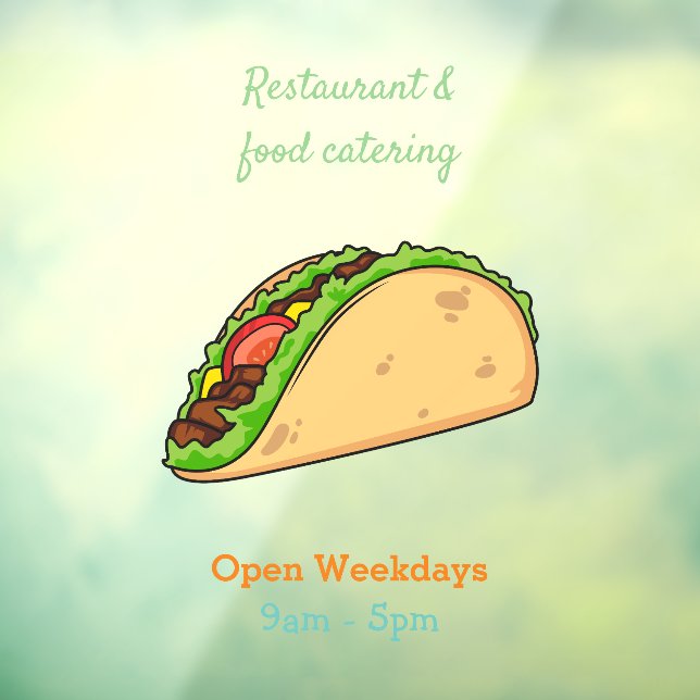 Taco cartoon illustration (Sheet 3)