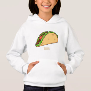 Taco cartoon illustration
