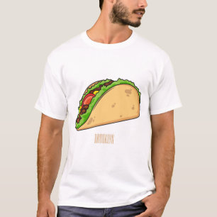 Taco cartoon illustration T-Shirt