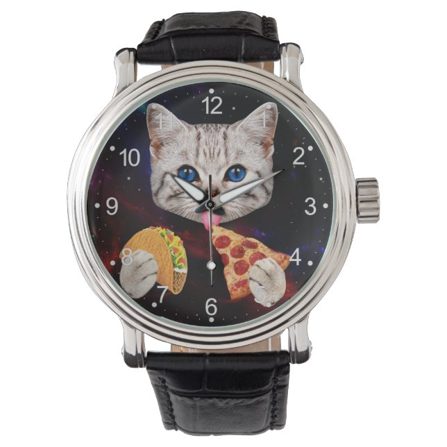 Taco, Cat and pizza Watch (Front)