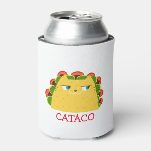 Taco Cat Can Cooler
