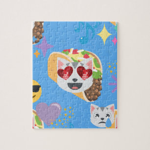 taco cat emoji jigsaw puzzle