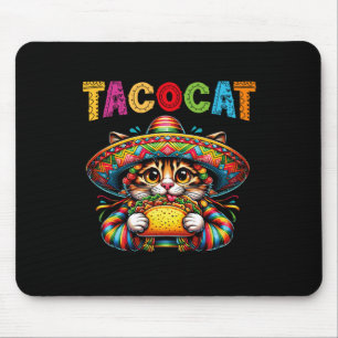 Taco Cat For Women And Kids - Tacocat Cinco De May Mouse Pad