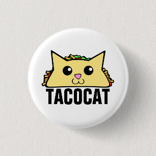 Taco Cat II 3 Cm Round Badge