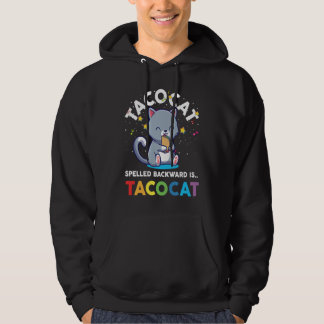 Taco Cat Spelled Backward Is Tacoca Youth Boys Gir Hoodie