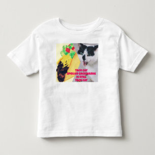 Taco Cat Spelled Backwards Toddler T-Shirt