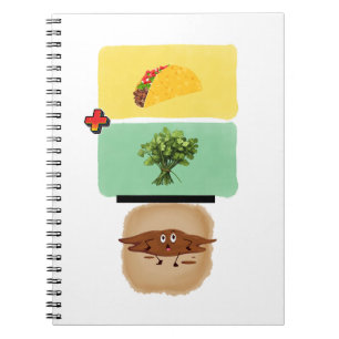 Taco + Cilantro = Diarrhea Notebook