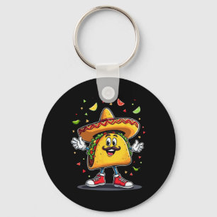 Taco Cinco De Mayo Celebration Funny _1  Key Ring