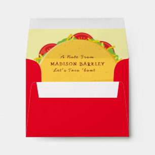 Taco Cute Kids Envelope