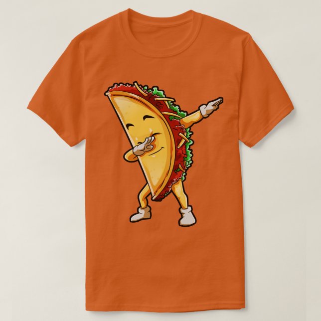 Taco Dabbing Mexican Food Lover Mexico Gifts T-Shirt (Design Front)