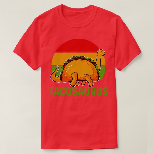 Taco Dinosaur T-Shirt (Design Front)