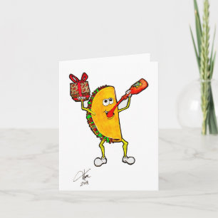 Taco Drinking Tobasco card