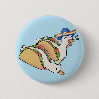taco duckos 6 cm round badge
