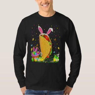 Taco Fast Food Easter Egg Hunt Bunny Taco Easter S T-Shirt