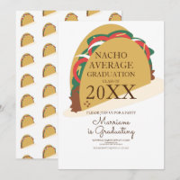 Taco Fiesta Brunch Graduation Invitation