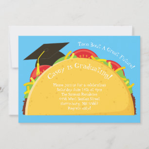 Taco Fiesta Graduation Party Mexican Invitation