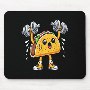 Taco Fitness Workout Gym Cinco De Mayo Mexican Fie Mouse Pad