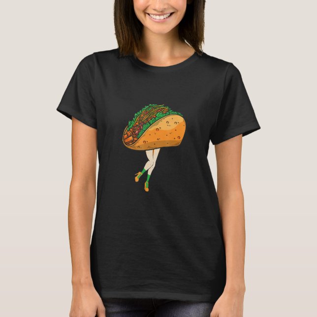   Taco Food Foodie   Texmex Mexican Snack Tacos T-Shirt (Front)