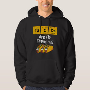 Taco Funny Chemistry Meme Quote Periodic Table Sci Hoodie