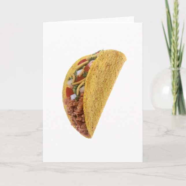 Taco Funny Halloween costume matching couples Card (Front)
