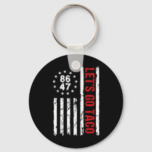 Taco Funny Let's Go Taco Shirt Men Women  Key Ring