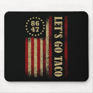 Taco Funny Let's Go Taco Shirt Men Women Tees Mouse Pad