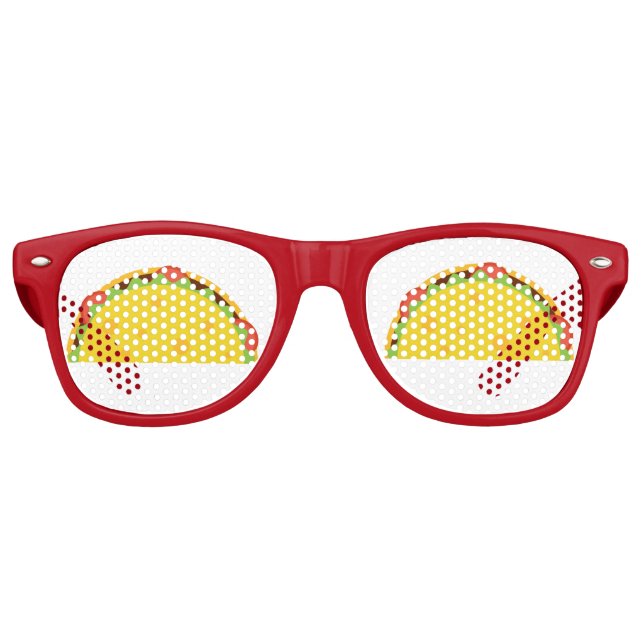 Taco Funny Tex Mex Food Shades (Front)
