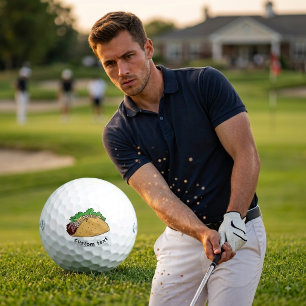 Taco Golf Balls - Custom Funny Taco Humour Gift