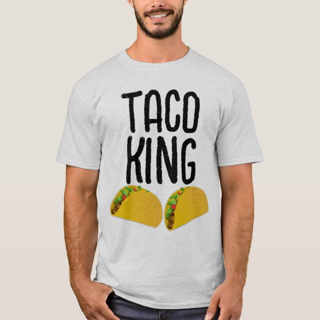 TACO KING MEN'S FUNNY DAD T-SHIRTS (Front)