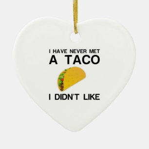 TACO LIKE CERAMIC TREE DECORATION