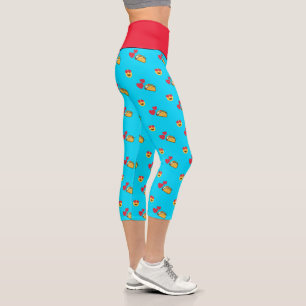Taco Love Capri Leggings