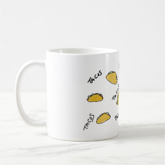 Taco Lovers Mug, Illustration Coffee Mug