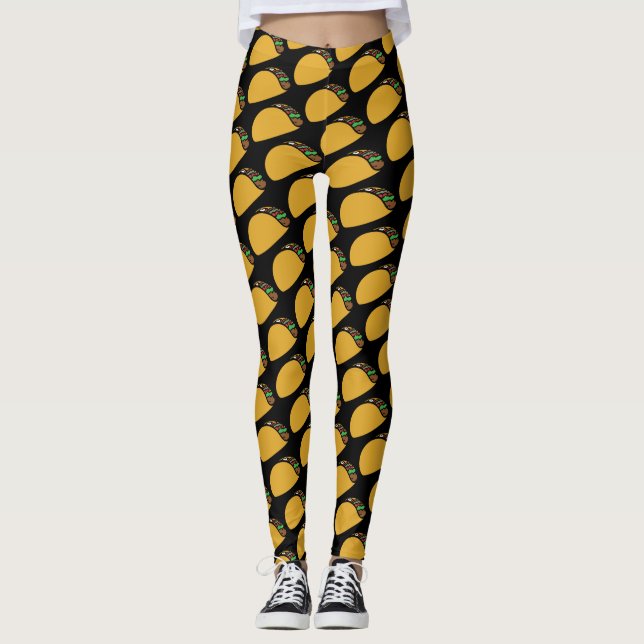 Taco Lovers Taco Tuesday Leggings (Front)