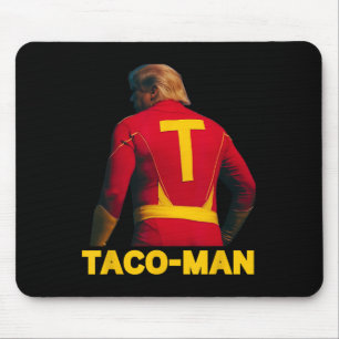 Taco-man Funny Anti-trump Halloween Political Cost Mouse Pad