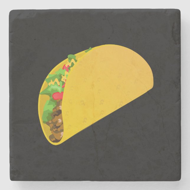 Taco Marble Coaster (Front)