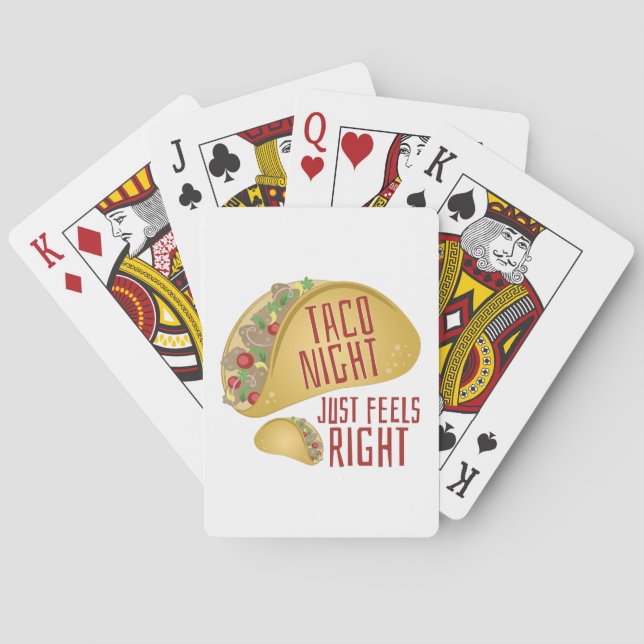 Taco Night Playing Cards (Back)