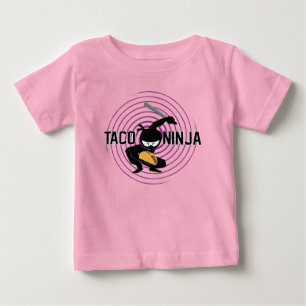 Taco Ninja Design - Baby Fine Jersey T-Shirt