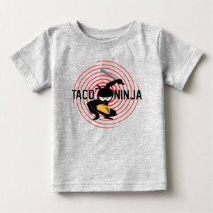 Taco Ninja Design - Baby Fine Jersey T-Shirt