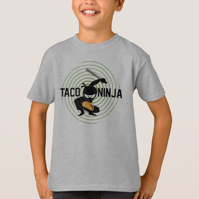 Taco Ninja Design - Kids' Basic T-Shirt (Front)