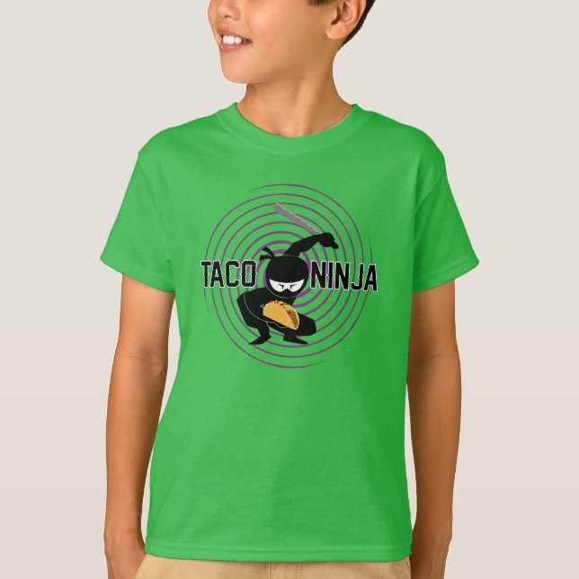 Taco Ninja Design - Kids' Basic T-Shirt (Front)