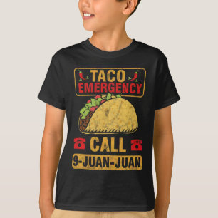 Taco Notruf 9 Juan Cinco De Mayo Mexican T-Shirt