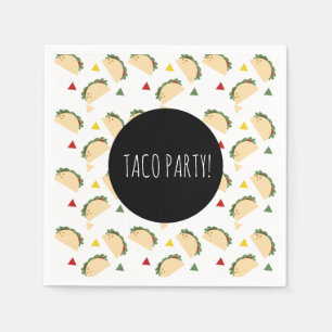 Taco Party Birthday Napkin