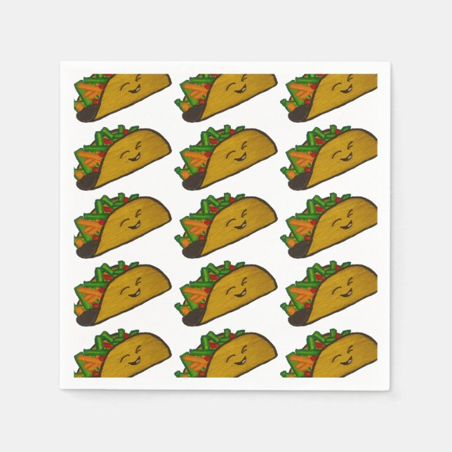 Taco Party Napkin (Front)