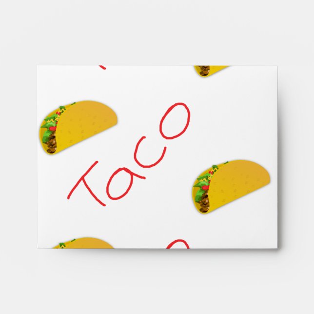 Taco pattern on envelope (Front)