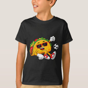 Taco playing soccer mexican cinco de mayo sombrero T-Shirt