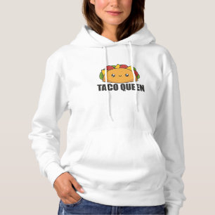 Taco Queen Cinco De Mayo Tacos Funny Food Hoodie