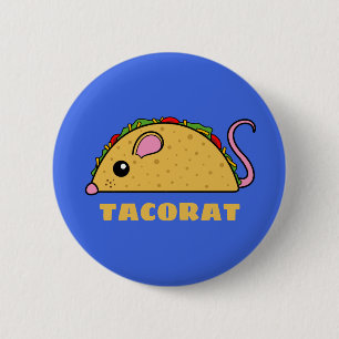 Taco Rat Button