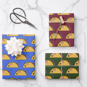 Taco Rat Wrapping Paper Sheet Set