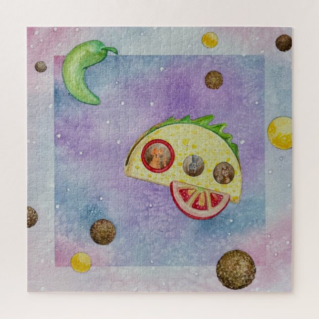 Taco Rocket Puzzle (Vertical)