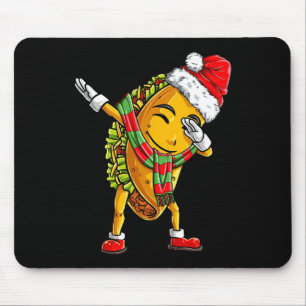 Taco Santa Christmas Kids Boys Men Dab Xmas Gifts Mouse Pad